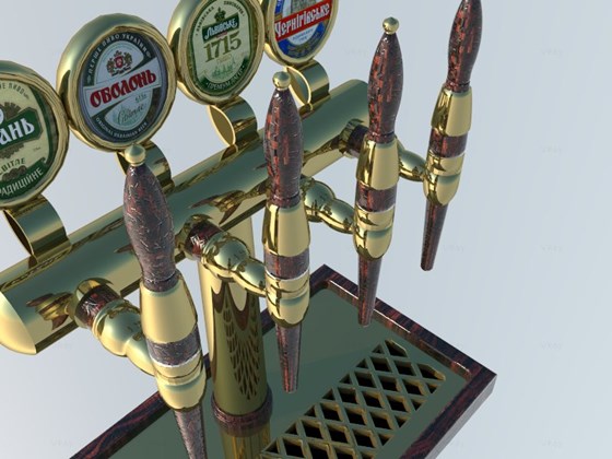 3D модели: пивопровод